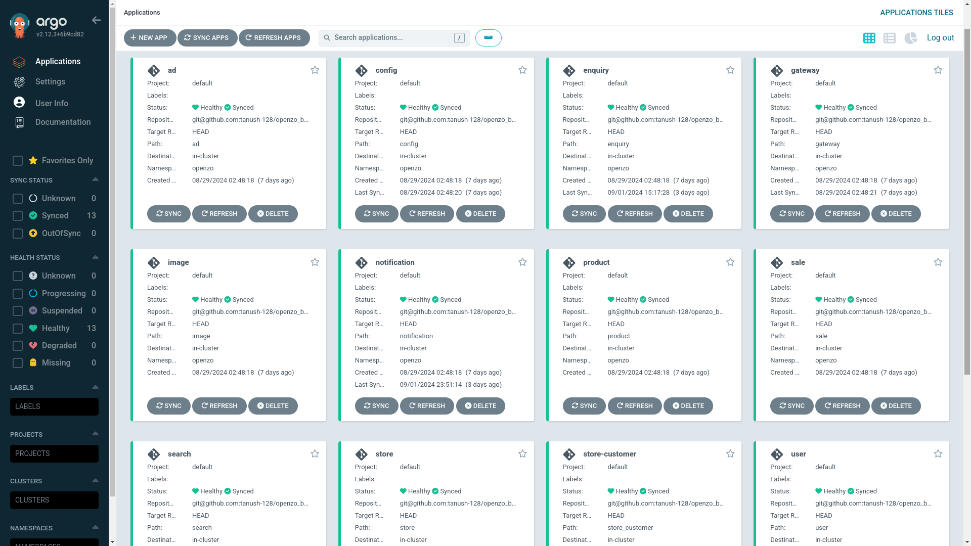 Preview of Openzo Backend