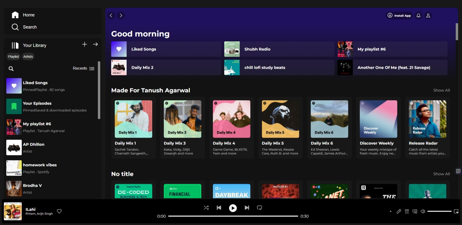 Spotify Clone